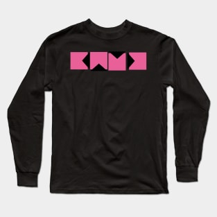 pink and black Long Sleeve T-Shirt